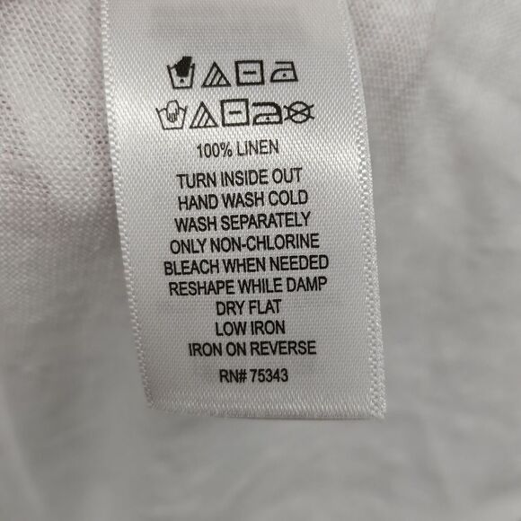 Rachel Zoe Linen Flutter Sleeve Knit Top Size XL Womens - Picture 5 of 5